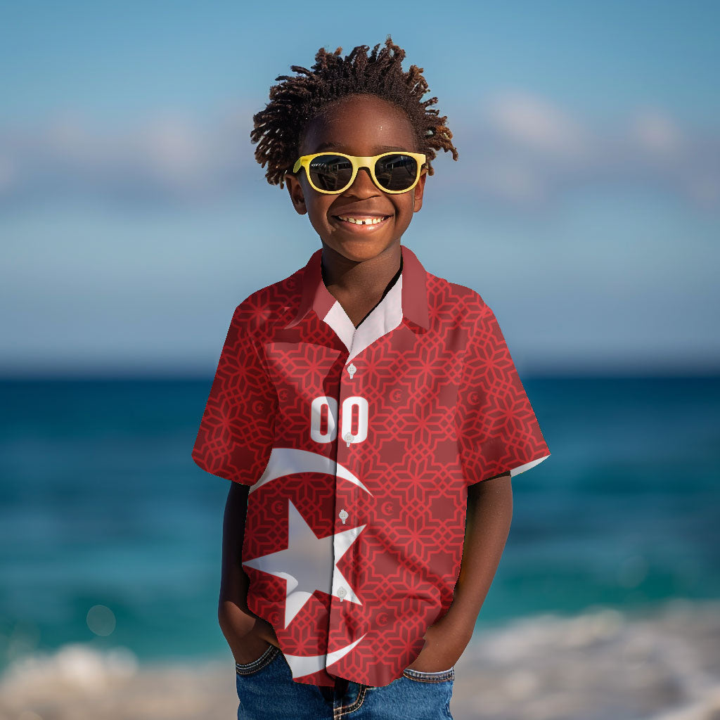 Tunisia Custom Kid Hawaiian Shirt Carthage Heritage Edition