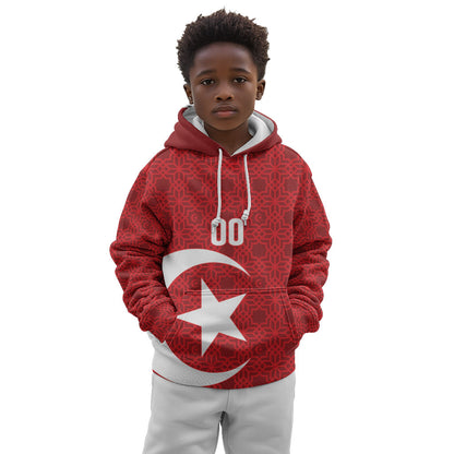 Tunisia Custom Kid Hoodie Carthage Heritage Edition