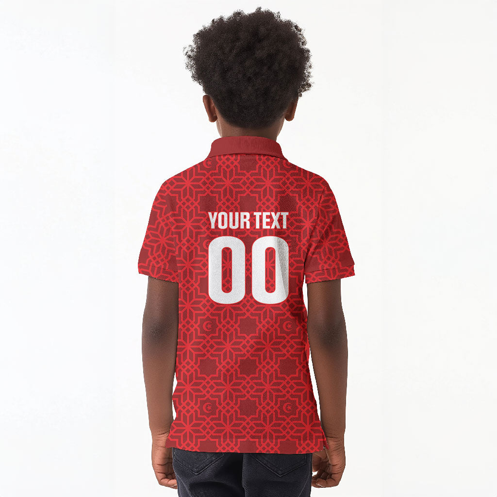 Tunisia Custom Kid Polo Shirt Carthage Heritage Edition