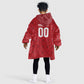 Tunisia Custom Kid Wearable Blanket Hoodie Carthage Heritage Edition