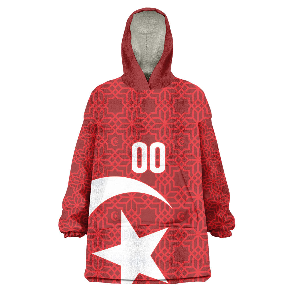 Tunisia Custom Kid Wearable Blanket Hoodie Carthage Heritage Edition