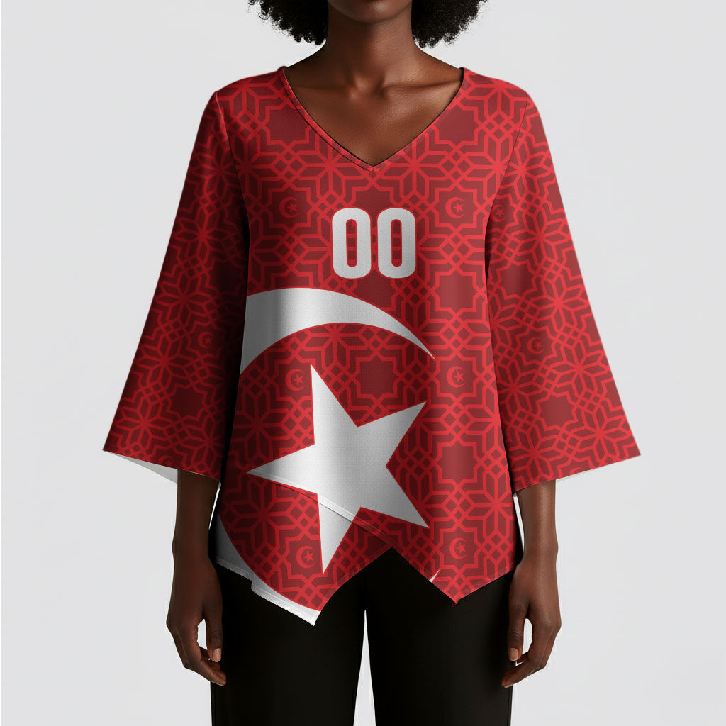 Tunisia Custom Kimono Sleeve Blouse Carthage Heritage Edition