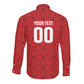 Tunisia Custom Long Sleeve Button Shirt Carthage Heritage Edition