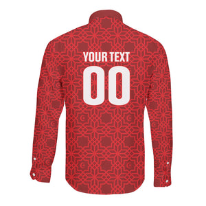 Tunisia Custom Long Sleeve Button Shirt Carthage Heritage Edition