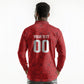 Tunisia Custom Long Sleeve Polo Shirt Carthage Heritage Edition