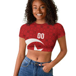 Tunisia Custom Raglan Cropped T shirt Carthage Heritage Edition