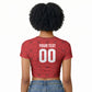 Tunisia Custom Raglan Cropped T shirt Carthage Heritage Edition