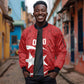 Tunisia Custom Sleeve Zip Bomber Jacket Carthage Heritage Edition