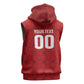 Tunisia Custom Sleeveless Zip Hoodie Carthage Heritage Edition