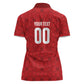 Tunisia Custom Women Polo Shirt Carthage Heritage Edition