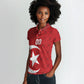 Tunisia Custom Women Polo Shirt Carthage Heritage Edition