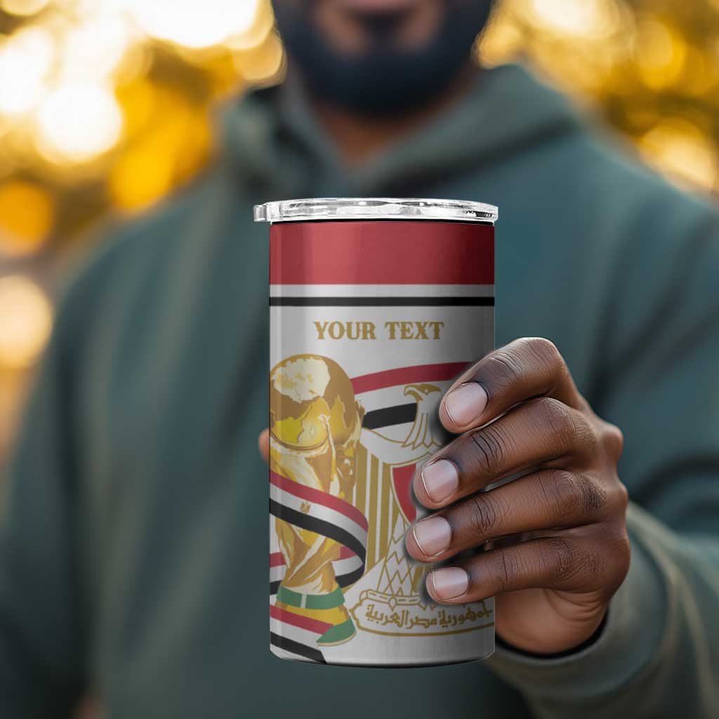 Personalized Egypt WC26 Future Champions 4 in 1 Can Cooler Tumbler Ya Masr Yalla