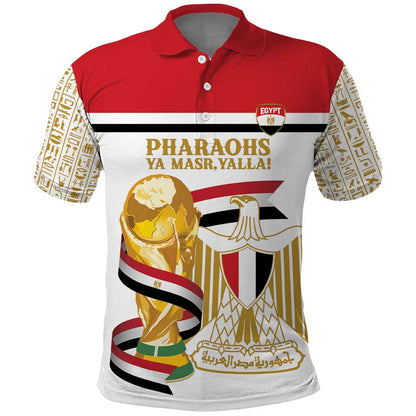 Personalized Egypt WC26 Future Champions Polo Shirt Ya Masr Yalla