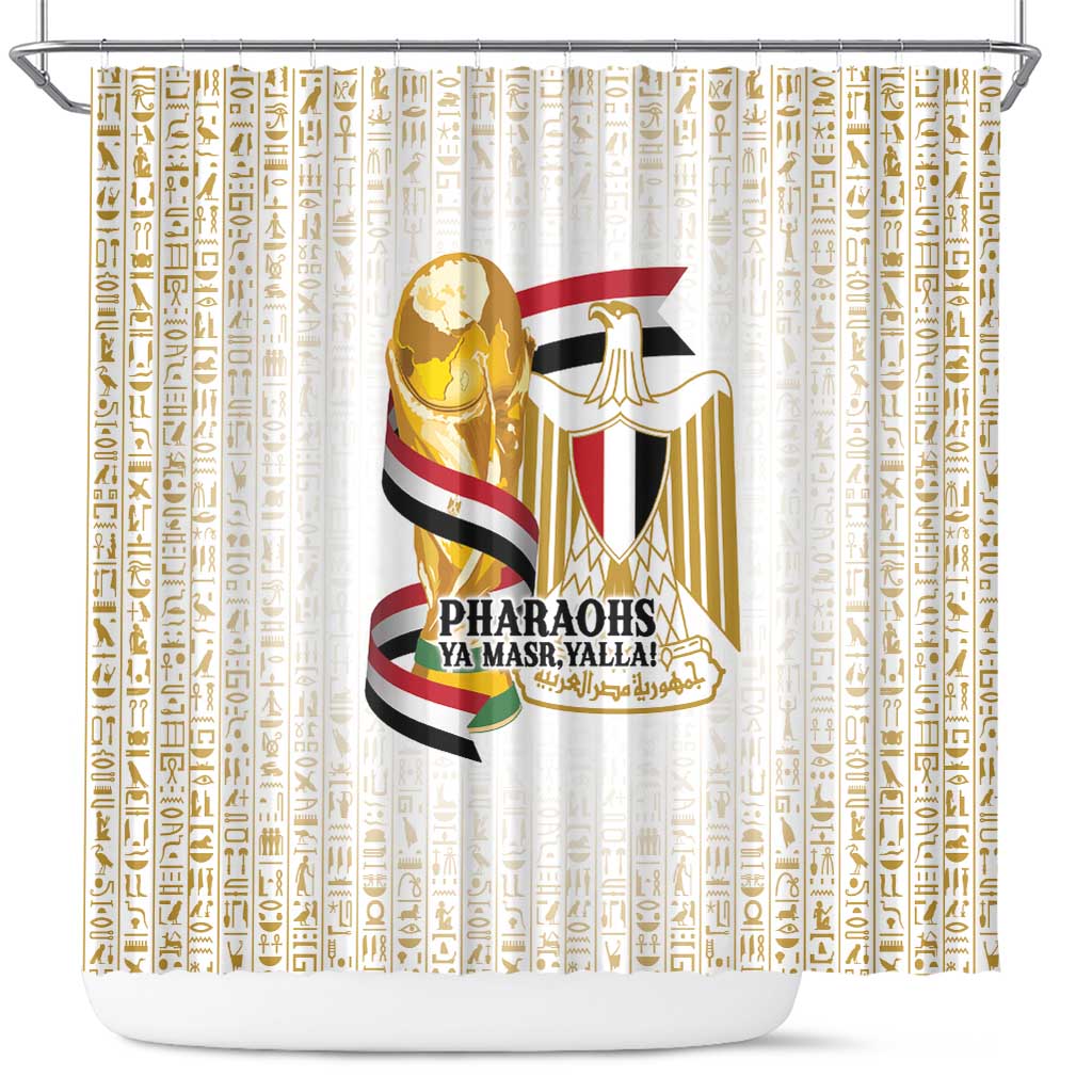 Egypt WC26 Future Champions Shower Curtain Ya Masr Yalla