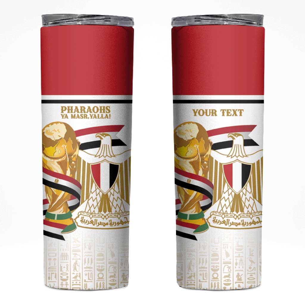 Personalized Egypt WC26 Future Champions Skinny Tumbler Ya Masr Yalla