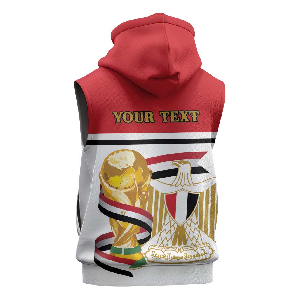 Personalized Egypt WC26 Future Champions Sleeveless Hoodie Ya Masr Yalla