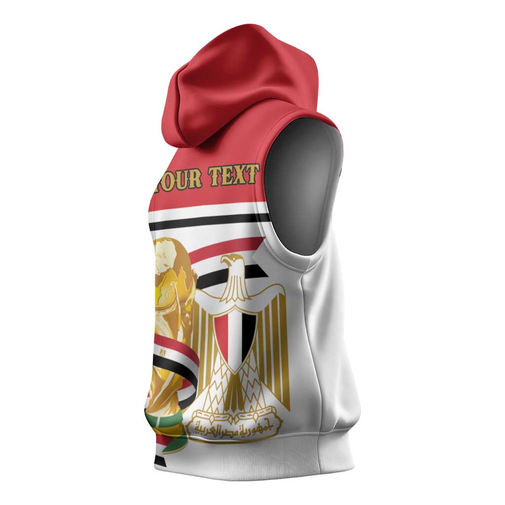 Personalized Egypt WC26 Future Champions Sleeveless Hoodie Ya Masr Yalla