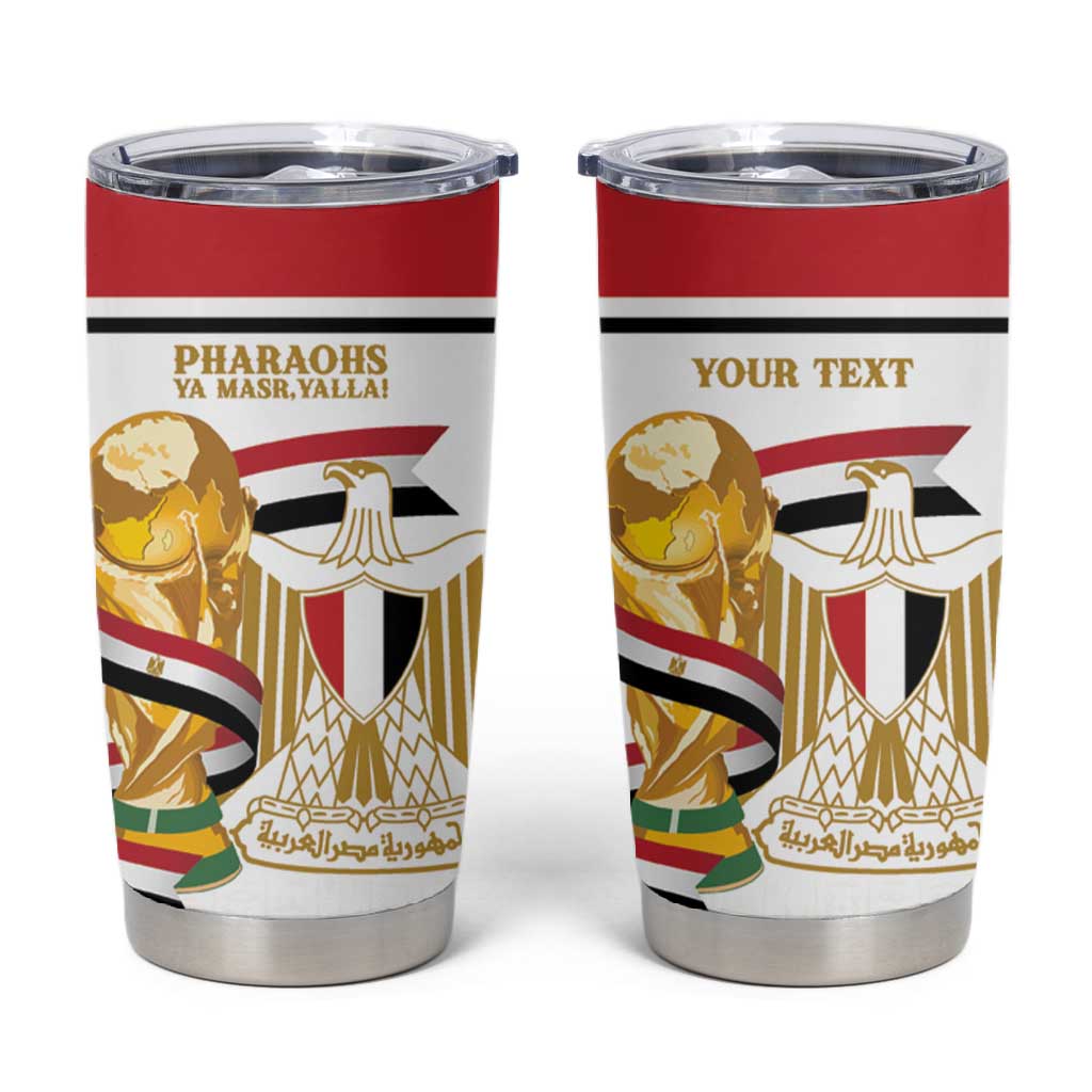 Personalized Egypt WC26 Future Champions Tumbler Cup Ya Masr Yalla