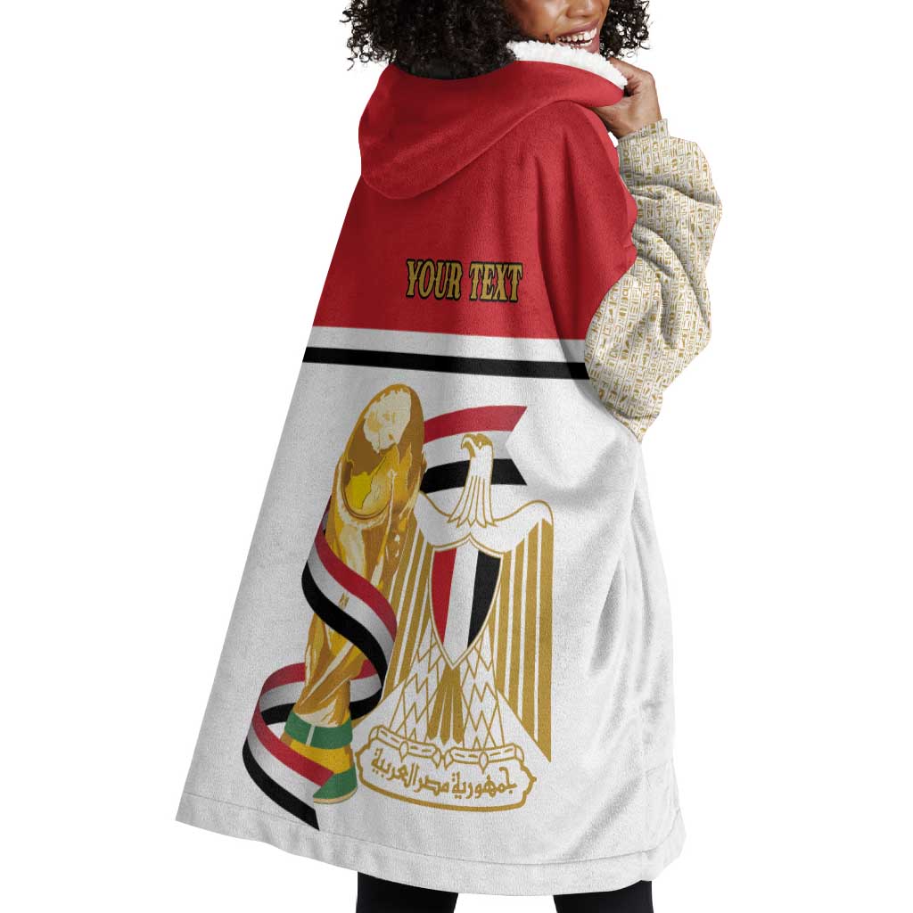 Personalized Egypt WC26 Future Champions Wearable Blanket Hoodie Ya Masr Yalla