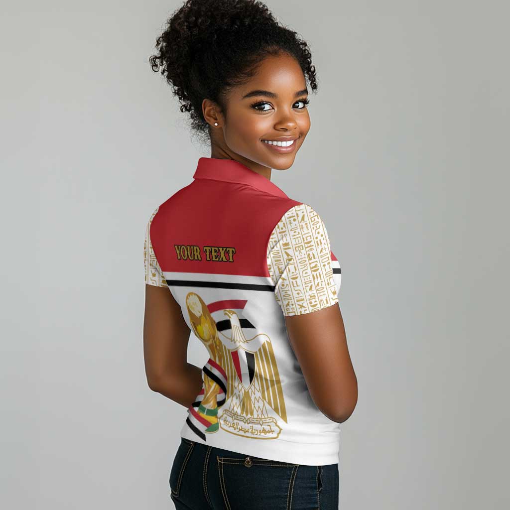 Personalized Egypt WC26 Future Champions Women Polo Shirt Ya Masr Yalla