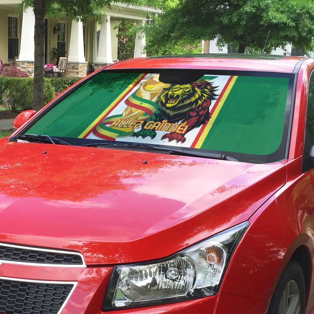 Senegal WC26 Future Champions Auto Sun Shade Lions de la Teranga Allez Gainde