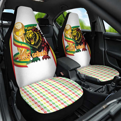 Senegal WC26 Future Champions Car Seat Cover Lions de la Teranga Allez Gainde