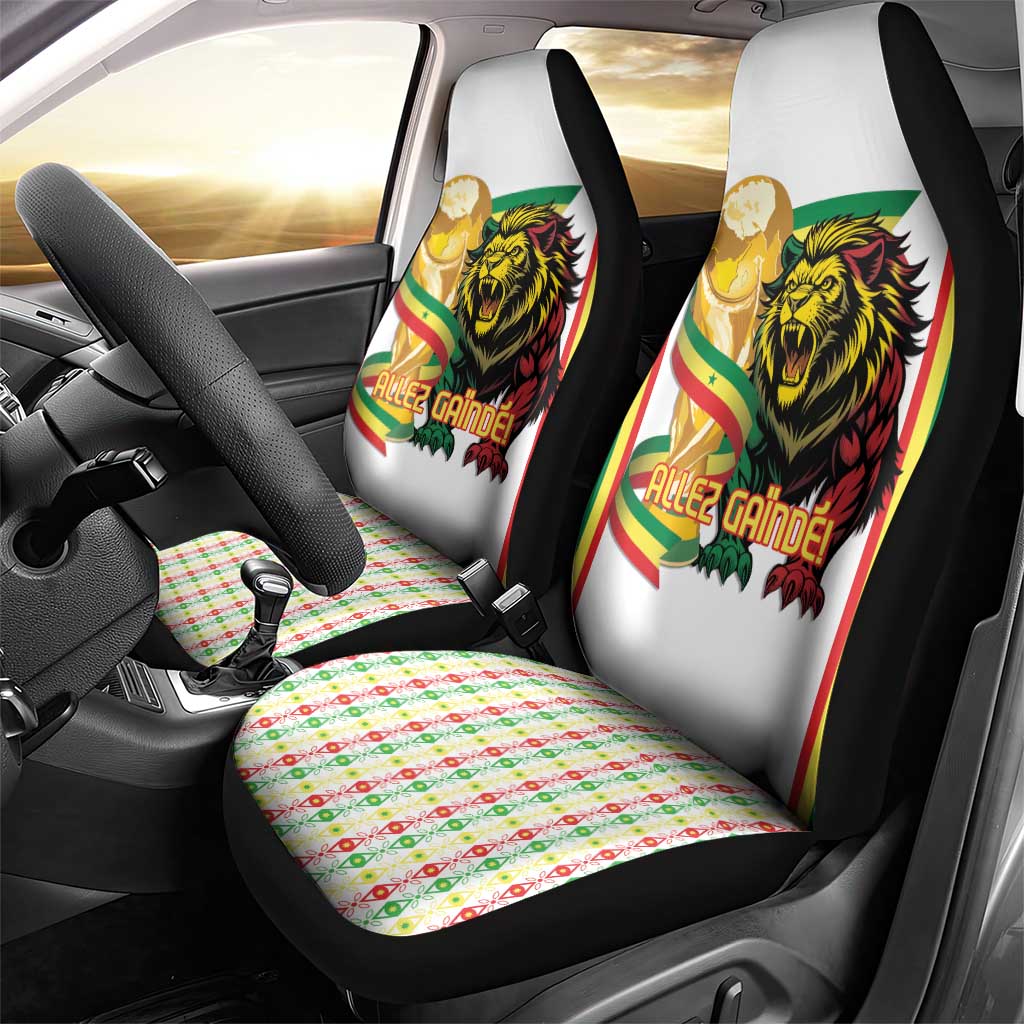 Senegal WC26 Future Champions Car Seat Cover Lions de la Teranga Allez Gainde