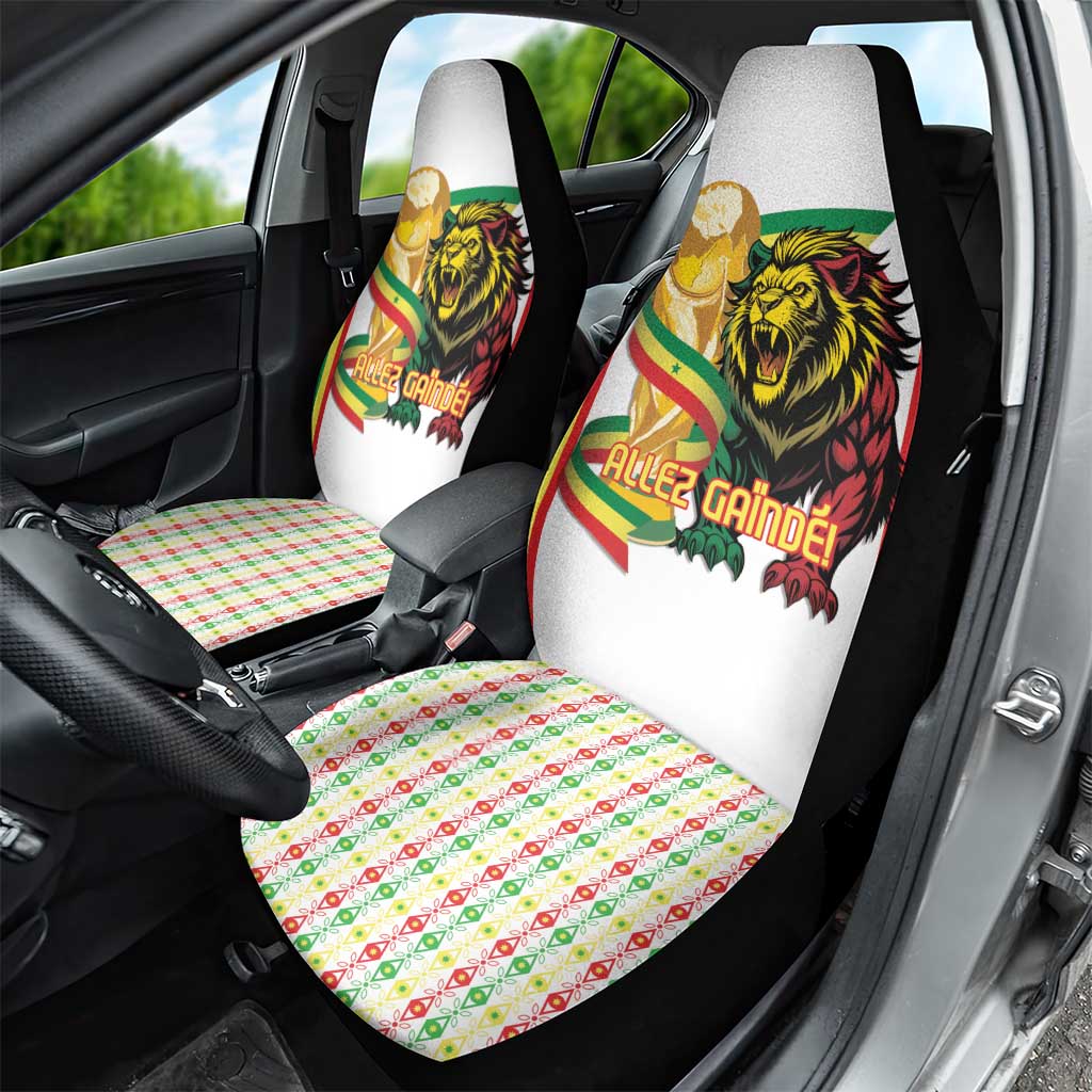 Senegal WC26 Future Champions Car Seat Cover Lions de la Teranga Allez Gainde