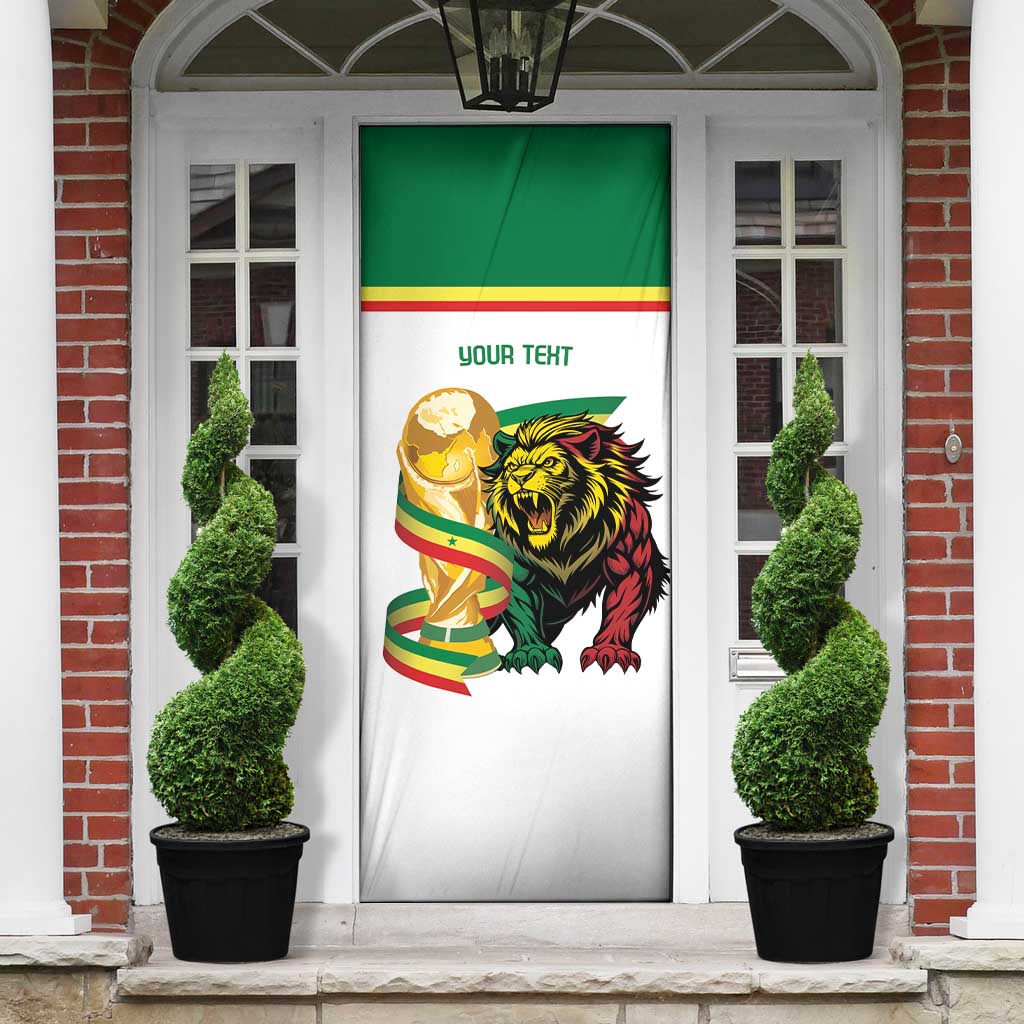 Personalized Senegal WC26 Future Champions Door Cover Lions de la Teranga Allez Gainde