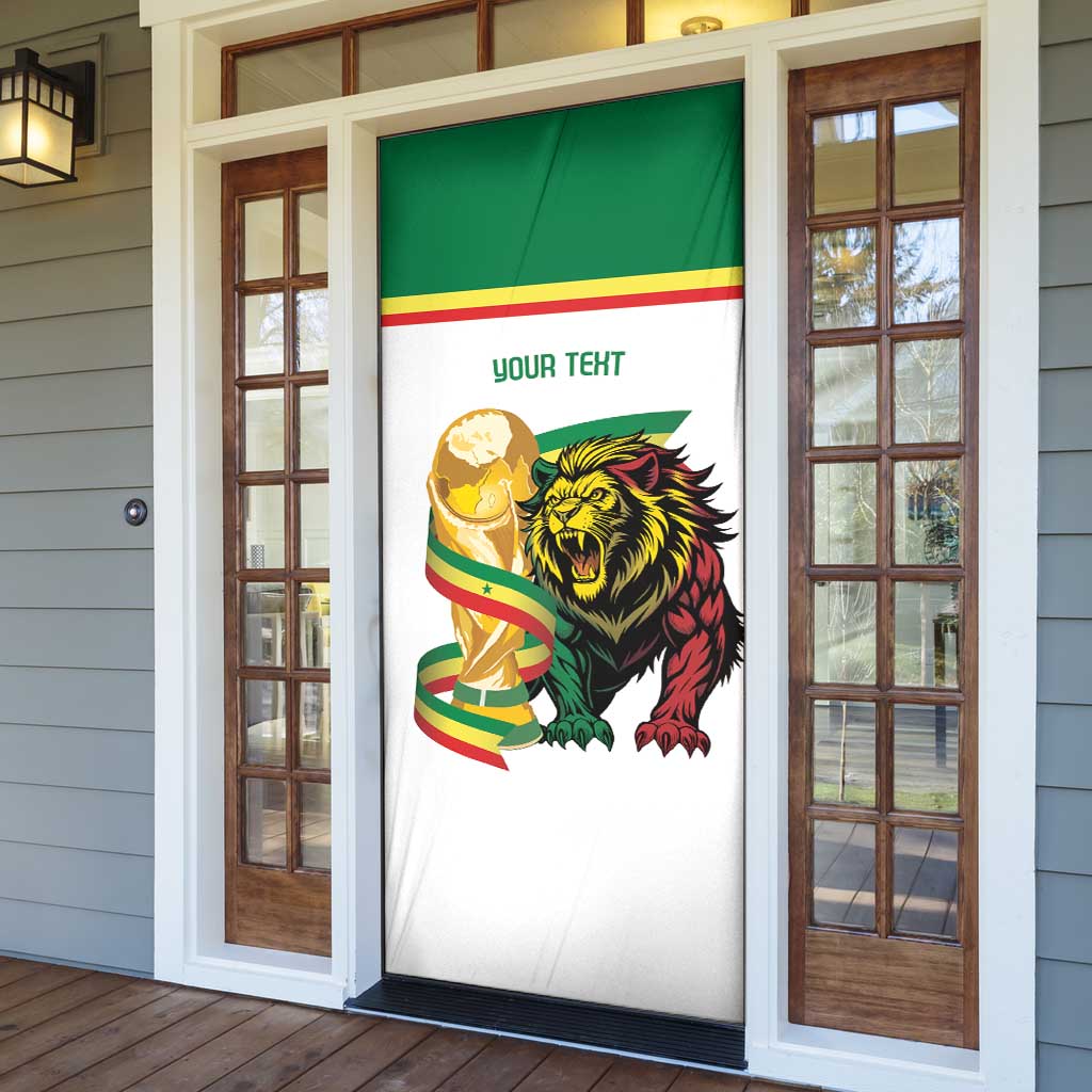 Personalized Senegal WC26 Future Champions Door Cover Lions de la Teranga Allez Gainde
