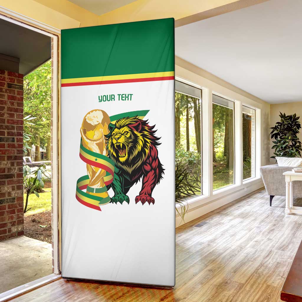 Personalized Senegal WC26 Future Champions Door Cover Lions de la Teranga Allez Gainde