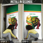 Personalized Senegal WC26 Future Champions Door Cover Lions de la Teranga Allez Gainde