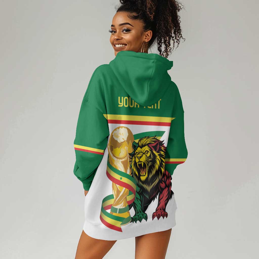 Personalized Senegal WC26 Future Champions Hoodie Dress Lions de la Teranga Allez Gainde