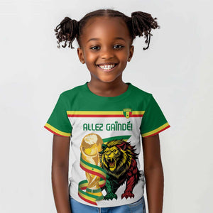 Personalized Senegal WC26 Future Champions Kid T shirt Lions de la Teranga Allez Gainde