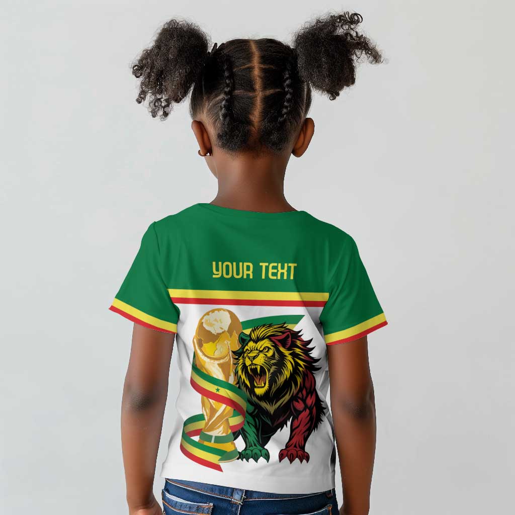 Personalized Senegal WC26 Future Champions Kid T shirt Lions de la Teranga Allez Gainde