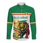 Personalized Senegal WC26 Future Champions Long Sleeve Button Shirt Lions de la Teranga Allez Gainde