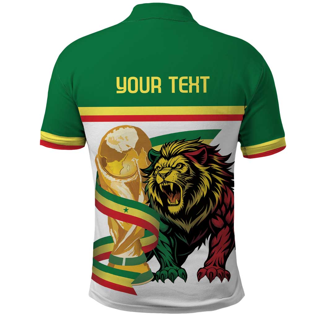 Personalized Senegal WC26 Future Champions Polo Shirt Lions de la Teranga Allez Gainde