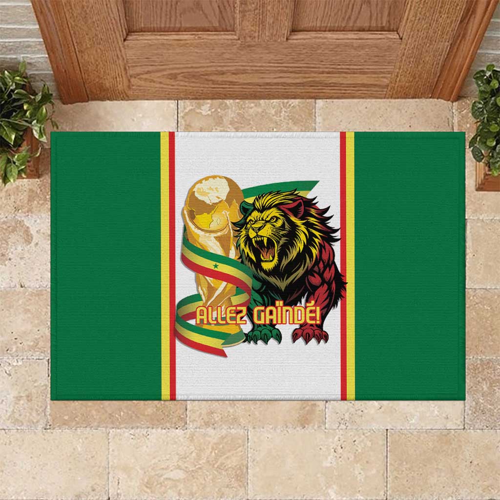 Senegal WC26 Future Champions Rubber Doormat Lions de la Teranga Allez Gainde