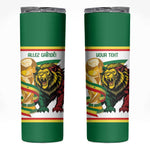 Personalized Senegal WC26 Future Champions Skinny Tumbler Lions de la Teranga Allez Gainde