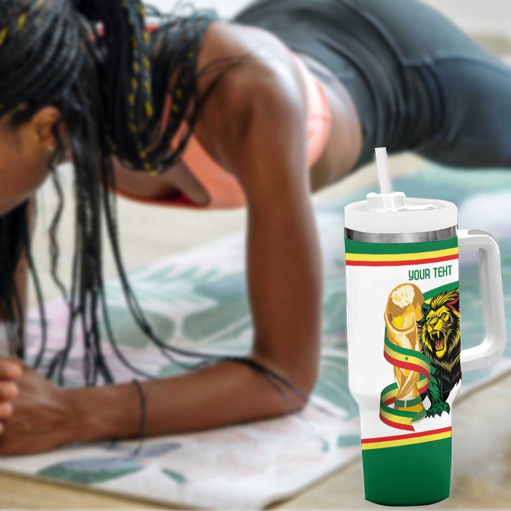 Personalized Senegal WC26 Future Champions Tumbler With Handle Lions de la Teranga Allez Gainde