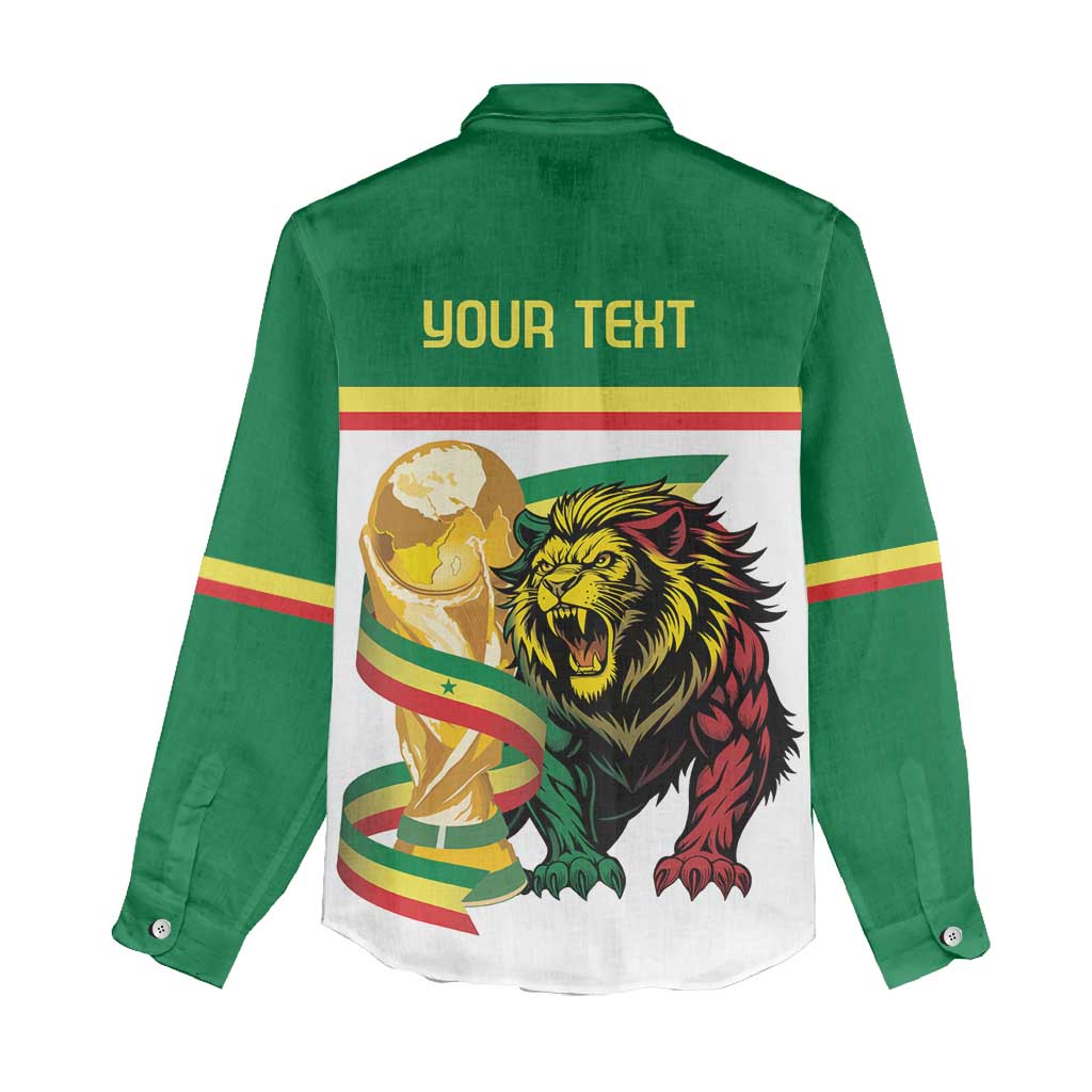 Personalized Senegal WC26 Future Champions Women Casual Shirt Lions de la Teranga Allez Gainde