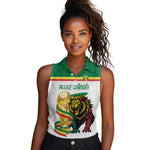 Personalized Senegal WC26 Future Champions Women Sleeveless Polo Shirt Lions de la Teranga Allez Gainde