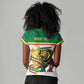 Personalized Senegal WC26 Future Champions Women V-Neck T-Shirt Lions de la Teranga Allez Gainde