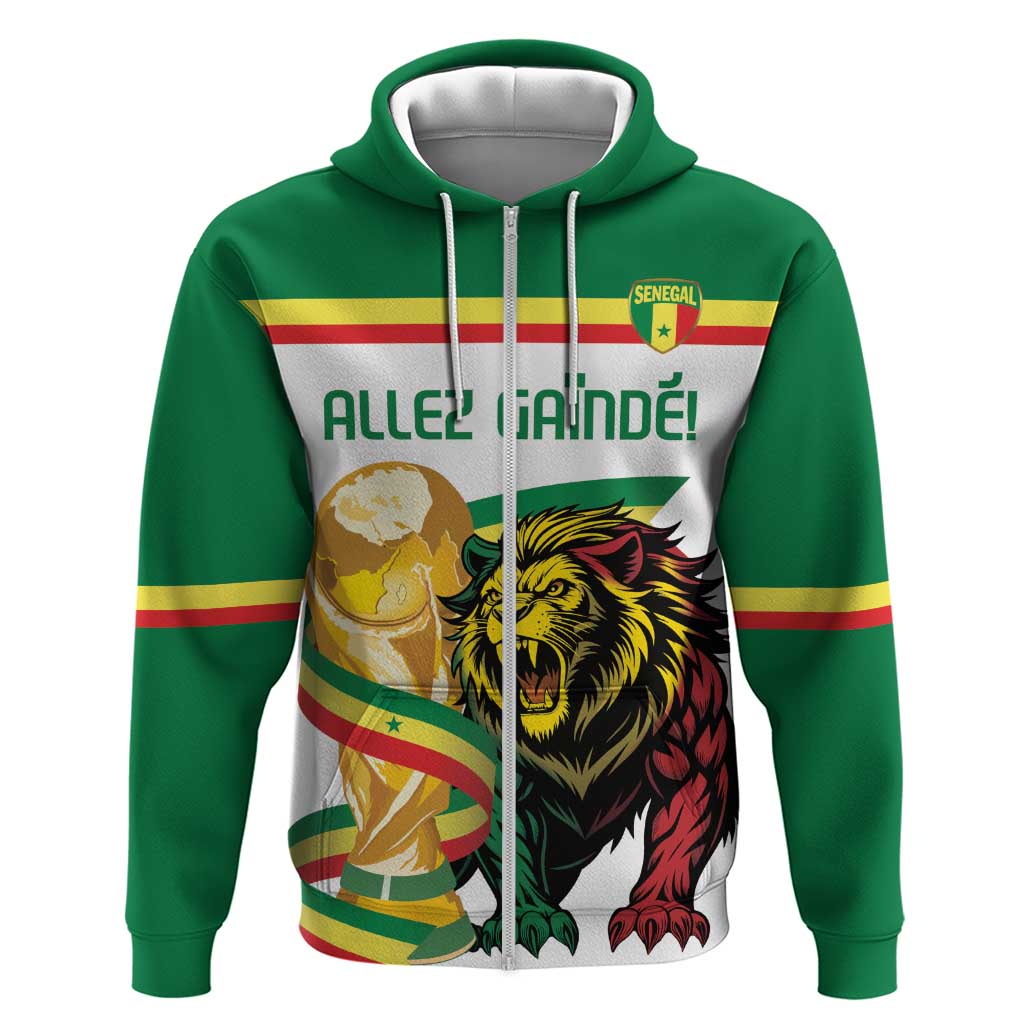 Personalized Senegal WC26 Future Champions Zip Hoodie Lions de la ...