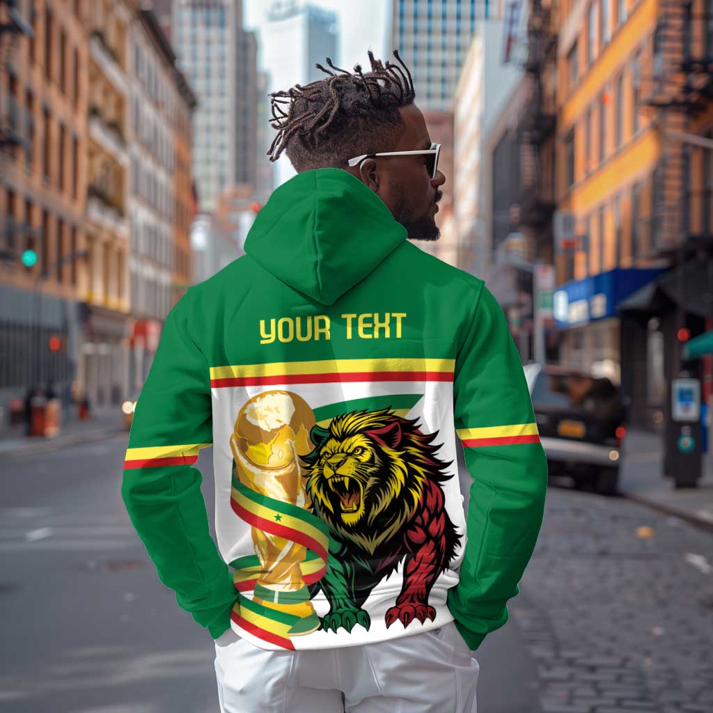 Personalized Senegal WC26 Future Champions Zip Hoodie Lions de la Teranga Allez Gainde