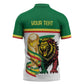 Personalized Senegal WC26 Future Champions Zipper Polo Shirt Lions de la Teranga Allez Gainde