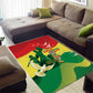 Personalized Senegal Independence Day Area Rug African Renaissance Monument