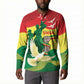 Personalized Senegal Independence Day Button Sweatshirt African Renaissance Monument