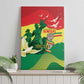 Personalized Senegal Independence Day Canvas Wall Art African Renaissance Monument