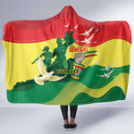 Personalized Senegal Independence Day Hooded Blanket African Renaissance Monument